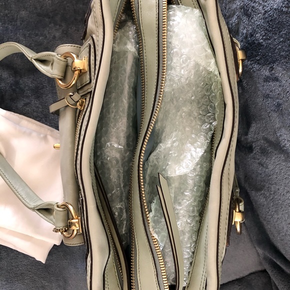 RARE Coach Lindsay Satchel Mineral Green 12475